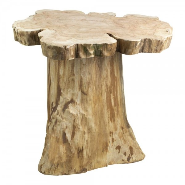 Hochwertige Baumstamm Holztisch