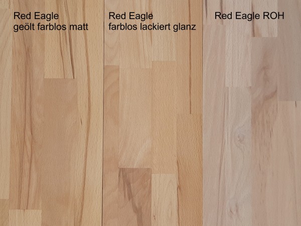 Edelstahl Garderobenleiste Typ "Red Eagle6" mit Exclusivholz 13,6x80,6cm, 3 Haken
